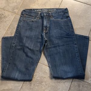 Men's American Eagle Relaxed Straight Leg Jeans